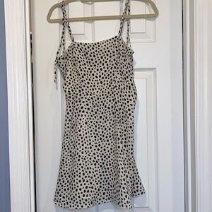 GB black and white dot dress
